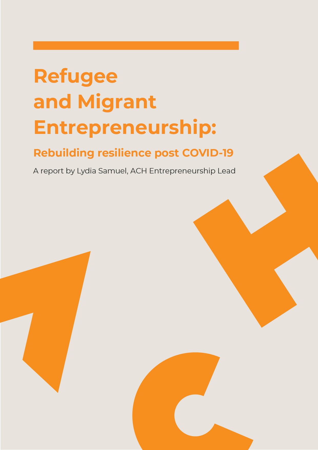 Refugee and Migrant Businesses Report Cover