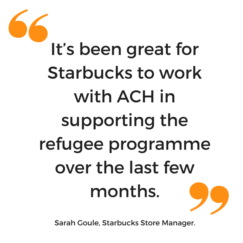 Starbucks quote about ACH