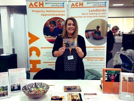 Rose Adderley representing ACH at the West of England Landlord Expo 2019