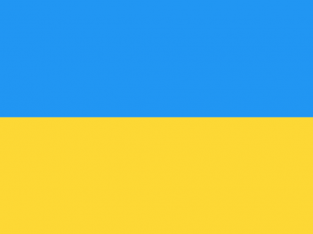 The Ukrainian flag
