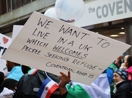 We want to live in a UK which welcomes people seeking refuge