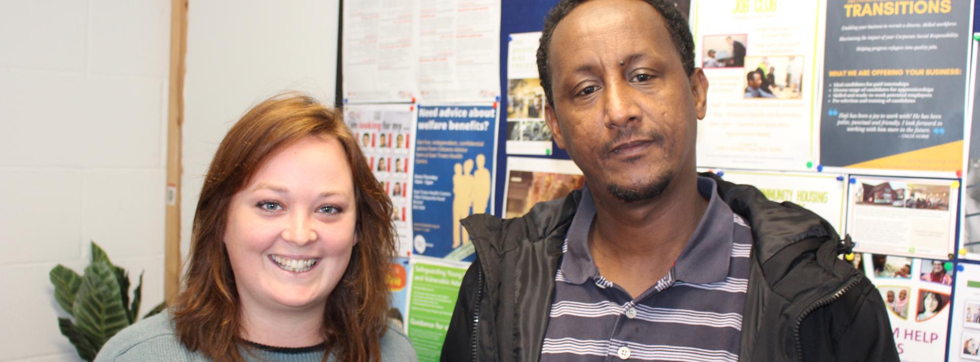 A headshot of Deq, from Somalia who now works in Bristol