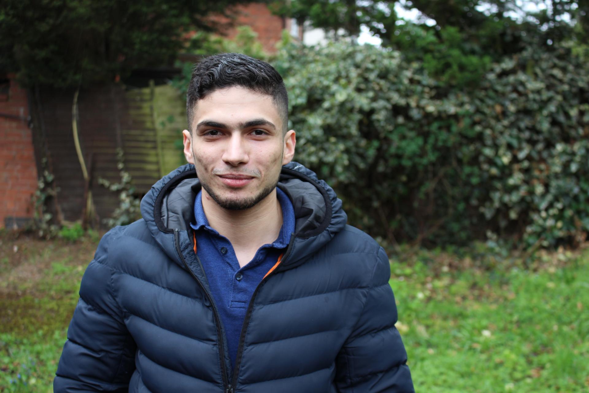 Ahmad  is a refugee from Syria