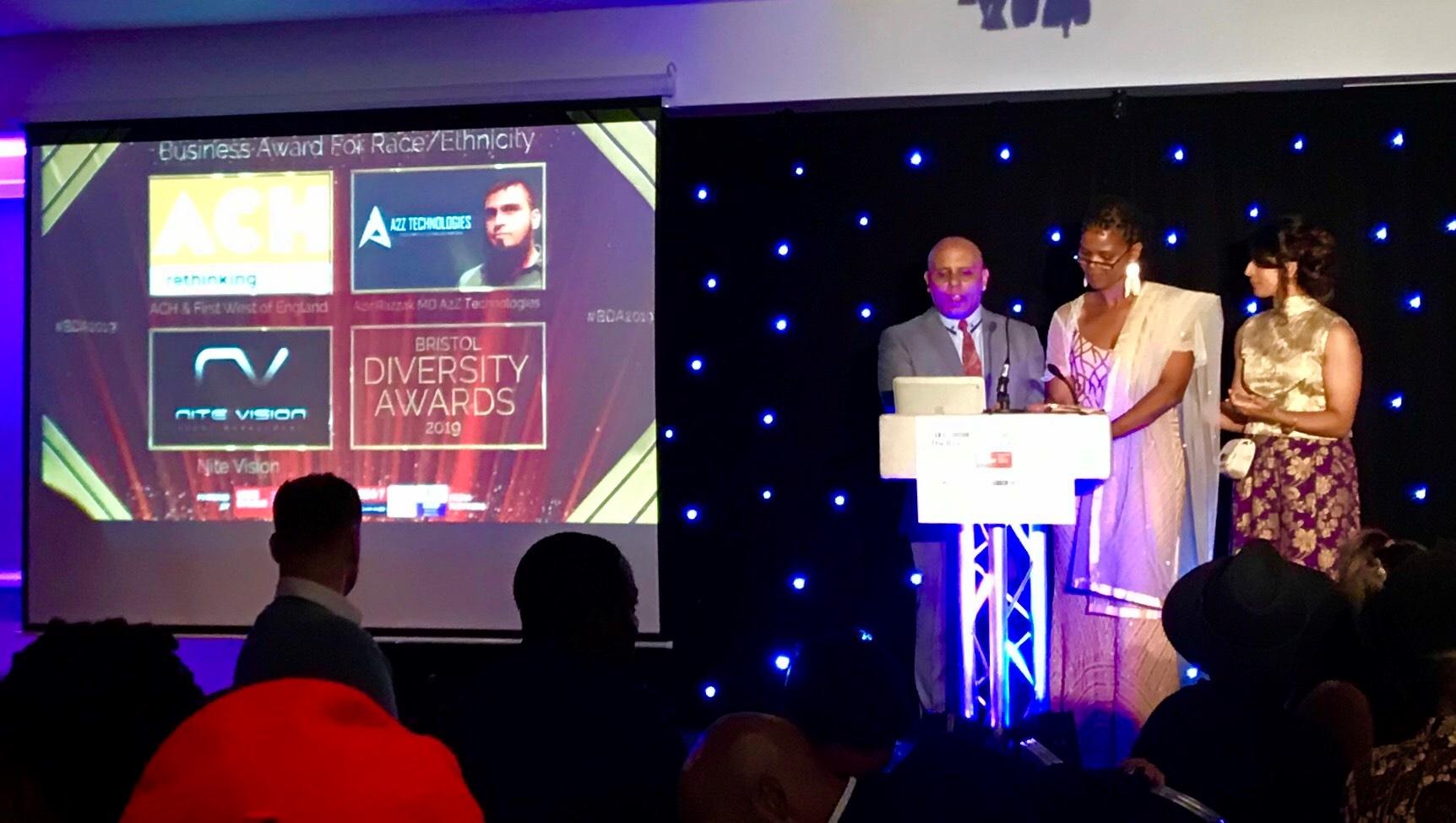ACH shortlisted for the Business Award for Race/Ethnicity at the Bristol Diversity Awards