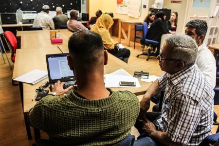 An ACH training session