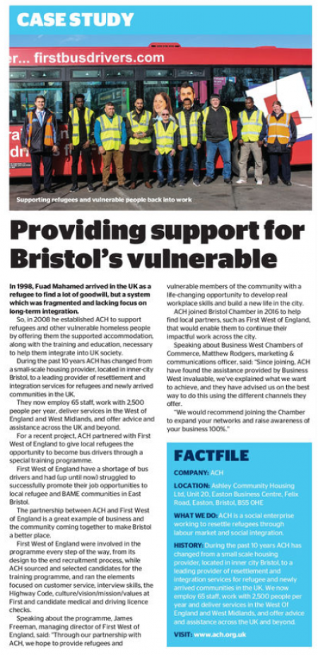 Business West Article 