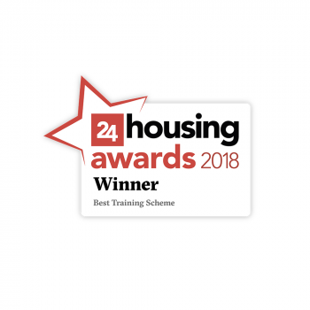 24 housing best training scheme 2018 winner logo